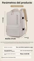 Mochila de gran capacidad para mujer, bolsa de escuela ligera grande, mochila de equipaje multifuncional, bolsa de viaje de viaje corto - details 4