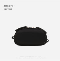 Mochila escolar de moda para mujer, mochila informal de viaje de gran capacidad, mochila simple para niña, color negro - details 28