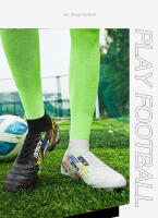 Masculino y femenino estudiantes adultos uñas rotas césped uñas artificiales largas mandarín pato zapatos de fútbol - details 13