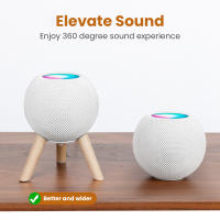 Homepod-Mini trípode de madera con marco de Metal, soporte para altavoz, accesorios para el hogar - details 6