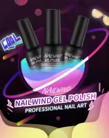 NAILWIND-Juego de manicura semipermanente, esmalte de uñas semipermanente, Gel de extensión, pegamento, capa superior y Base, UV Led - details 1