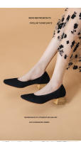 Zapatos de Muganza Tejidos Transpirables con Tacón Grueso Pisa Fuerte esta Primavera - details 4