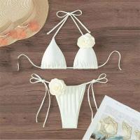 Bikini tanga para mujer, traje de baño brasileño con cordones, conjunto de bikini para mujer 2025 - details 31