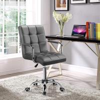 Silla de Oficina Giratoria con Ruedas Ajustable en Altura, Carga de 120Kg, Respaldar Marrón Claro - details 10
