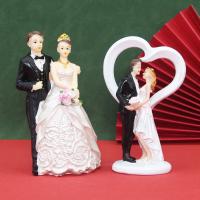 Figuritas de aniversario de boda para pareja, accesorios de coche, adornos para el Día de San Valentín, decoración del hogar, artesanías de resina, regalo - details 1