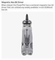 Alicates plegables multiherramienta PowerPint 18 en 1, Mini herramientas manuales EDC, tijeras de bolsillo, equipos de supervivencia para acampar al aire libre-PP1001 - details 8