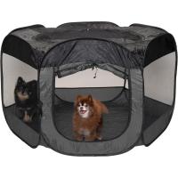 Furhaven Pop Up Playpen Pet Tent Playground - Gris, extra grande - details 0