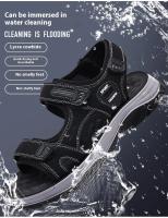 Sandalias de Paseo para Hombres en Verano Zapatos de Agua Antideslizantes con Punta Abierta y Correas Ajustables para Senderismo y Deportes de Playa - details 11