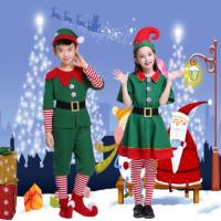 Sombrero de disfraz de Cosplay de Navidad, accesorios de tela de fiesta, calcetines de disfraz de elfo verde, accesorios de fiesta de Navidad, 1 juego-18 juegos - details 3