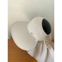 Sombrero de protección solar de ala grande, puede atar cola de caballo, cubierta superior de sombrero, protección facial, cuello, sombrero de sol para mujer, viaje de verano, sombrero de cubo transpirable - details 6