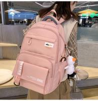 Mochila informal de gran capacidad nueva versión coreana pequeña mochila fresca y de moda Mochila japonesa simple de color sólido - details 28