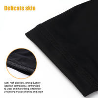 Mangas de compresión de pierna de longitud completa para hombres y mujeres, Mangas de rodilla deportivas, protección UV, mangas largas de pierna, baloncesto, fútbol, correr, 1 par - details 11