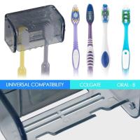 Soporte para cepillos de dientes autoadhesivo de pared, adecuado para dormitorios y baños, de 2 cepillos - details 3