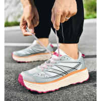 Nuevos zapatos de suela gruesa para hombre, calzado deportivo de moda para correr con absorción de impactos - details 26