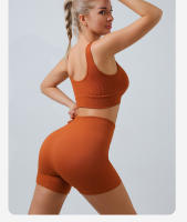 Traje de Fitness para Mujeres Ropa Deportiva de Yoga Pantalones Leggings Sujetador Deportivo Traje de Cintura Alta Shorts para Entrenamiento con Secado Rápido Material de Nylon - details 8