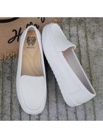 Zapatos de enfermera blancos con tacón de cuña para mujer, suela suave, informales, cómodos, planos, antideslizantes, para verano - details 7