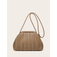 2025 nuevo bolso de nube de hombro plisado bolso de bola de masa hervida de mensajero de viento simple bolso pequeño de mujer de moda - details 12