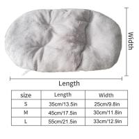Cama de Mascotas Caliente Engrosada Almohada de Cojín de Peluche Removible y Lavable para Perros y Gatos Kamilla de Kennel Cuadrada - details 9