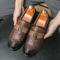 Zapatos Formales para Hombres Hechos a Mano Suela Gruesa PU Aumento de Altura - details 10
