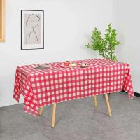 Mantel de Picnic Impermeable de Cuadros Rojos Negros 137x274cm Ideal para Bodas, Cumpleaños, Picnics Interiores y Exteriores - details 1