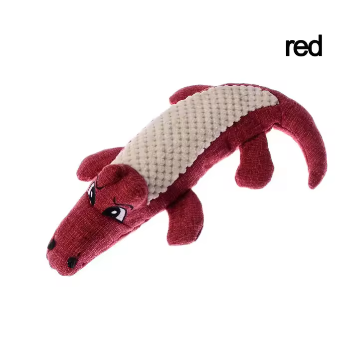 Juguete de Peluche de Lineno para Perros Crocodilo Interactivo Duro Juguete de Dientes Limpios para Mascotas Suministros de Limpieza para Mascotas - 1
