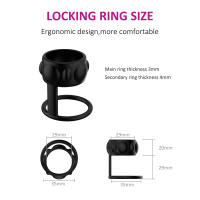 Anillo de Pénis para Hombres Mejorador de Placer, Retrasador de Ejaculación, Ampliador de Tamaño - details 6