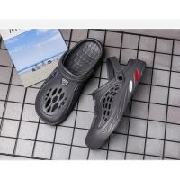 Sandalias ligeras de EVA para hombre, zapatos informales con agujeros, zuecos para amantes del jardín en casa, zapatillas planas de playa al aire libre, talla grande 49 - details 14