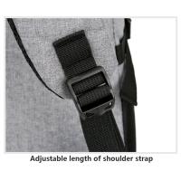 Mochila impermeable antirrobo para hombre, bolsa trasera ligera para libros, elegante, 15,6
