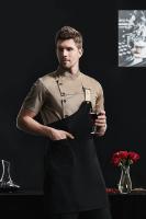 Chaqueta de cocina, uniforme de Catering, ropa de Chef de manga corta, camarera de Hotel, restaurante, ropa de trabajo, panadería, abrigo de Chef de Sushi, camisa de cocina - details 12