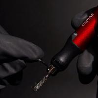 DSPIAE-afilador eléctrico portátil de ES-P, lijadora tipo bolígrafo negro, Mini lijadora, broca roja hine - details 4