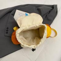 Bolsas para padres e hijos de 2 tamaños a juego de colores, mochila escolar con cordón multibolsillo de estilo coreano, mochila de nailon de gran capacidad para niños - details 4