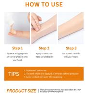 SPF40 hidratante teñido VC protector solar protección de la piel maquillaje refrescante crema de protección solar UV antienvejecimiento protector solar resistente - details 6
