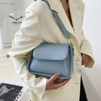 Bolsos cruzados para mujer, bolso de hombro de cuero de PU de Color sólido, bolso pequeño de moda - details 5