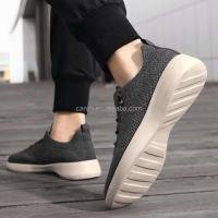 Nuevos zapatos walki ultraligeros para hombre con tela de malla tejida con cordones, zapatos deportivos runni 35-45 de bajo precio, fábrica de zapatos - details 8