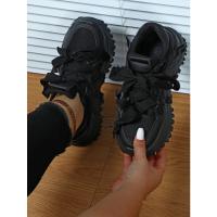 Zapatillas de deporte con plataforma para mujer, zapatos deportivos cómodos, informales, aumento de altura, para caminar, talla 35-44 - details 11