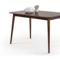 Mesa de cocina de madera maciza |   Montaje sencillo, espresso - details 1