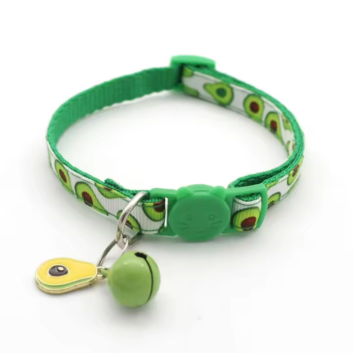 Productos para mascotas Collar ajustable para mascotas con campana Collar para mascotas Correa para el cuello para mascotas colorida y linda Perros pequeños - 1