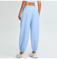 Otoño Invierno nuevos pantalones deportivos de cintura alta Modal suave Jogger correr entrenamiento suelto Casual Fitness pantalones largos - details 19