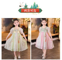 Túnica de la dinastía Song Hanfu para hombres y mujeres, primavera y otoño, traje antiguo de estilo chino Tang fino para niños, nuevo rendimiento para niños - details 10