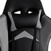Reclinable con Cojín Lumbar y Cervical |   Respaldo Alto Acolchado |   Altura ajustable |   Ruedas Giratorias 360 °   y Reposabrazos |   Ideal Ordenador, Oficina, Videojuego o Escritorio - details 24