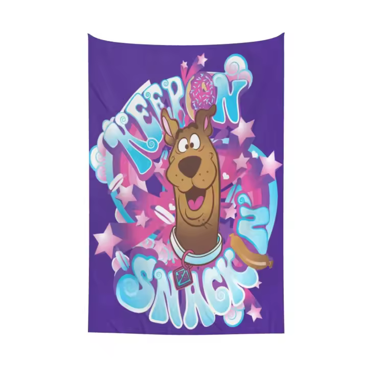 Scooby Doo-tapiz colgante de pared para dormitorio y sala de estar - 1