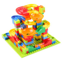 Versatile slideway ball building blocks for children's toys 168 small particle track assembly puzzle DIY toys - details 2
