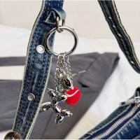 Bolso de mano de moda, bolso vaquero Retro, bolso cruzado para axila, bolso de hombro para chica picante, bolso para axila, bolso de tela Y2K, ropa de calle - details 11