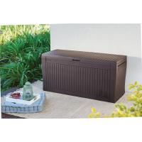 Arcón exterior Baúl de almacenamiento de resina marrón Capacidad de 270L - details 4