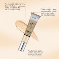 Corrector Base facial crema CC corrector Natural Control de aceite hidratante protector solar Base líquida cobertura completa cosméticos de maquillaje - details 5