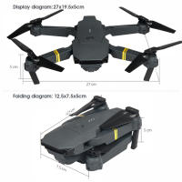 Drone camara E58 HD 4K devolución doblar vuelo clítoris control remoto juguetes - details 3