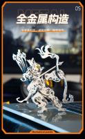 Rompecabezas de metal tridimensional 3D, personaje robótico, modelo ensamblado a mano DIY, juguete para regalo - details 5