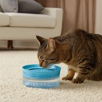 Cuenco de agua para mascotas de gran capacidad, cuenco flotante desmontable antisalpicaduras para perros, cuenco automático para perros con boca antideslizante y antisalpicaduras, para viaje - details 8