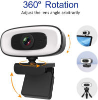 Minicámara Web 4K USB para ordenador, Webcam para PC, portátil, transmisión en vivo, Full HD, 1080P, para trabajar con micrófono y trípode - details 10