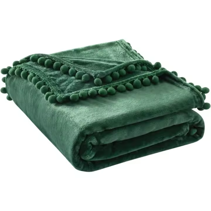 Manta de Terciopelo Suave Tamaño 220x240cm Ideal para Sofá, Cama de Niño, Habitación - 1